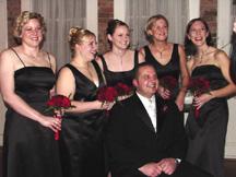 Devin and bridesmaids